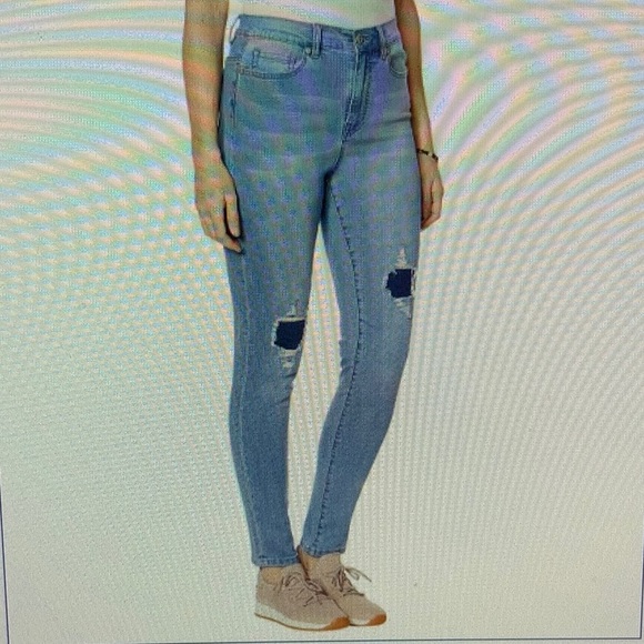 NWT DG2 DIANE GILMAN SKINNY JEANS 10 TALL - Picture 1 of 6